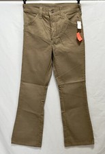 Vintage 1970s Mr. Leggs Bell Flare Bottom XL-14 Super Corduroy Jeans Mint NOS picture