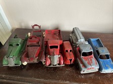 Vintage 1930s-1960s Metal Toy Trucks Collection - Estate Find Lot of 6 picture