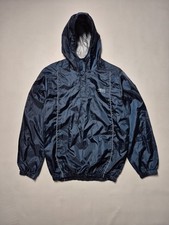 Vintage Umbro Men's Navy Blue Pullover Windbreaker Jacket Hooded Gorpcore Size S picture