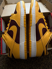 Nike Dunk Low Retro Arizona State Sun Devils Gold/Burgundy 2022 DD1391-702 picture