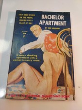 1961 Pulp Sleaze Paperback GGA -Bachelor Apartment/Don Holliday Nightstand B1540 picture