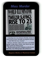 Mass Murder Card Base Set INWO Illuminati New World Order game  picture