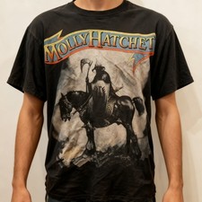 Molly Hatchet Concert Tour Southern Rock T-Shirt Black S-5XL picture