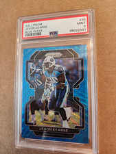 Panini 2021 Prizm Jevon Kearse Titans Blue Wave Prizm #10 75/199-PSA 9 picture