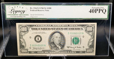 1963-A $100, Minneapolis, Fancy Serial Number I00040000A, 40PPQ No Comments picture
