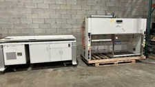 Lab Crafters Air Sentry V2 8ft Fume Hood with Flamable Liquid Storage Cabin picture