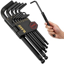 ELEAD 15-Piece Metric Hex Key Allen Wrench Set with Extension Black Oxide picture