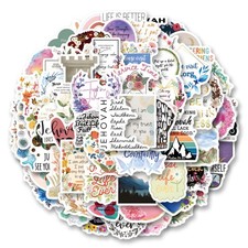 69Pcs JW.ORG Stickers Pack, Aesthetic Vinyl Waterproof Sticker Decals for Water picture
