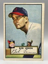 1952 Topps - Semi-High # Bob Lemon #268 VG Cleveland Indians Baseball  picture
