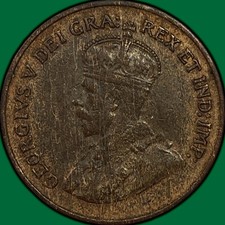 1923 Canada Small Cent Choice Almost Uncirculated AU+/UNC Coin #48310 picture