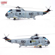 1/72 LEGION 14055LF US Sea King Helicopter SH-3H Navy Diecast Aircraft ModelHS-8 picture
