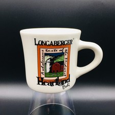 Longaberger Rare Restaurant China Mug - 1998 - Sterling China - Heartland Deli picture