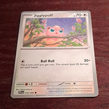 The Pokemon Company Pokemon TCG Jigglypuff 076/094 Paldean Fates Reg C EN 2025 picture