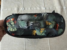 Lug Dolly Cosmetic Case Bag NWOT Wildlife Black Jungle Animals Upright Toiletry picture