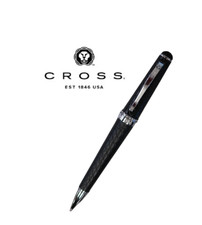 Cross Torero Braided Black Stylo Bille Ballpoint Pen New In Box At0542DC-1 picture