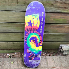 DGK Don’t Trip It’s Only DGK Tie-Dye Purple Art Theme Skateboard Deck picture