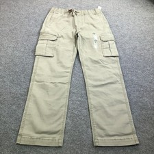 Aeropostale Pants Mens Medium Beige Aero Straight Cargo Stretch Canvas Pockets picture