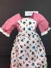 American Girl Felicity Spring Outfit~Gown~Pinner Apron~Pleasant Company tag 1994 picture