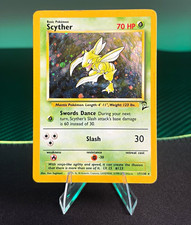 Wizards Pokémon TCG Base Set 2 Scyther 017/130 Holo Rare English picture