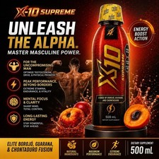X10 SUPREME 500ML BOTTLE MASCULINE POWER DRINK PERFORMANCE picture