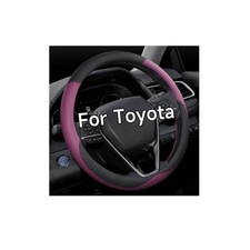 OHHMNKK Steering Wheel Cover for Toyota 4 Runner 15.5-16 inches, Purple  picture