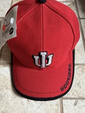 Vintage Indiana Hoosiers  Strap back Hat. Dead Stock. Logo Athletic. 1990s picture