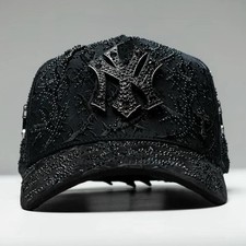 AB HATS NY Thorned Total Black Barbas Hats 31hats  Dandy picture