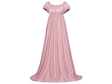 MelangCos Womens Pink Regency Dress L-XL Jane Austen Daphne Halloween Costume picture
