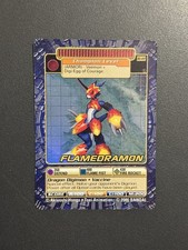 Digimon Flamedramon BO-122 Holo Digi Battle Card Series 3 Foil Bandai 2001 picture