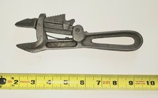 Civil War Antique Post Cast Iron Adjustable American Wrench Wagon Tool picture