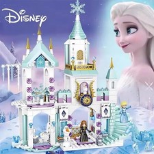 Disney Frozen Princess Snow Castle Building Blocks Toys Sets Movies Educational picture