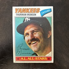 1977 Topps - Thurman Munson #170 - New York Yankees Baseball - A picture
