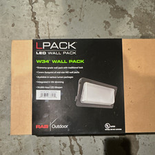RAB LPACK W34 LED Wall Pack Outdoor Light Fixture W34-55L-5000K picture