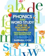 Phonics and Word Study for the Teacher of Reading: Programmed Fine picture
