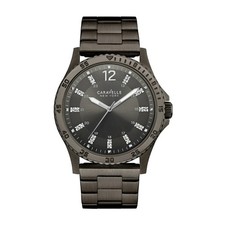 CARAVELLE NEW YORK by Bulova Men's Black Dial 45A138 picture
