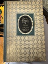 Electric Refrigerator Menus and Recipes -Vintage 1927-4th ed 1928 picture