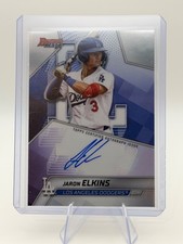 2025 Bowman's Best, Best of 2025 Autographs B25-JE Jaron Elkins Refractor picture