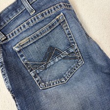 Ariat M2 Relaxed Boot Jeans Mens 40x32 Medium Wash Denim Straight Leg picture