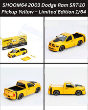 SHOOM64 2003 Dodge Ram SRT-10 Pickup – Yellow 1/64 picture