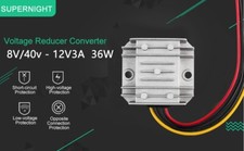 DC 8V/40V to DC 12V 3A 36W Converter DC-DC Buck Boost Voltage Regulator Reducer picture