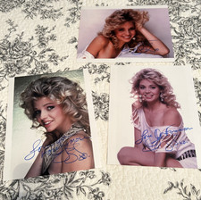 TERI COPLEY 3 8X10 SIGNED PHOTOS PLUS SIGNED PLAYBOY WE GOT IT MADE AUTHENTIC picture