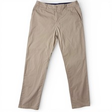 Johnnie-O Prep-Formance Pants Mens Actual Sz 33x32 Beige Golf Performance picture