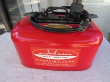 Johnson antique outboard motor gas tank pressure 2 line 6 gallon rebuilt 1951-59 picture