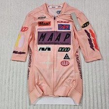 MAAP Women’s Cycling Jersey Drome Pro Air 3.0 Peach Breathable Pockets XXS 2XS picture