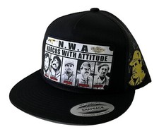 NARCOS WITH ATTITUDE 2 LOGOS HAT BLACK MESH EL CHAPO GUZMÁN MÉXICO LOGO FEDERAL picture