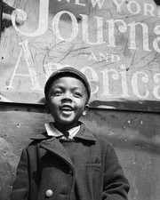 HARLEM NEWSBOY NEW YORK CITY GORDON PARKS 11x14 GLOSSY PHOTO PRINT picture
