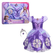 Disney Jr. Sofia the First Royal Magic Dress-Up Set, Kids Pretend Play Costume w picture