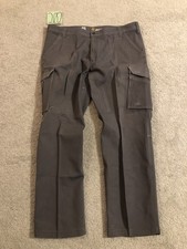 Carhartt G Force Gray Cargo Utility Workwear Relaxed Fit Pants Mens 42x32 picture