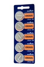 Murata CR2025 Battery 3V Lithium Replaces Sony CR2025 Box of 100 EXP 2032 picture