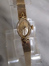 OMEGA VINTAGE 14K YELLOW GOLD LADIES WATCH 